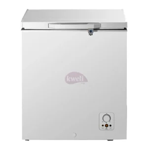 Hisense Chest Freezer 180Ltrs: FC18DD4SA model, 180L capacity, A+ energy rating, Super Freeze, with lock & key, for reliable food storage, available at Tael Appliances.