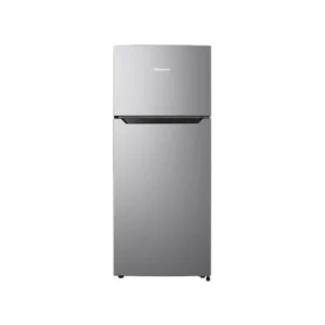 Hisense Fridge 207Ltrs: RD27DR4SA model, double door, 207Ltrs capacity, A+ energy, low frost, silver finish for efficient food storage, available at Tael Appliances.
