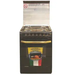 Ramtons Cooker 55x55 4 gas burner brown cooker, model 5693-EB/302, perfect for everyday cooking needs, available at Tael Appliances.