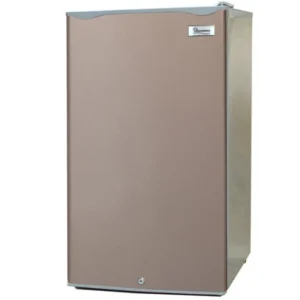 Ramtons Fridge 90 Ltrs single door direct cool refrigerator in Gold, model RF/210, perfect for compact spaces, available at Tael Appliances.