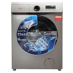 Ramtons Washing Machine 7Kgs front load fully automatic washer, model RW/154, with 1400RPM spin speed for efficient laundry, available at Tael Appliances.