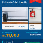 Usiboeke Mini Bundle offer: 240W soundbar and wireless earbuds for KSh 11,000 at Tael Appliances.