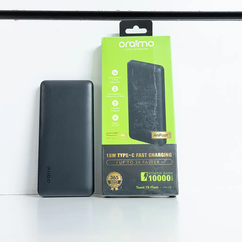 Oraimo Powerbank 10000mAh 15W Type C 1 Oraimo Powerbank 10000mAh 15W Type C